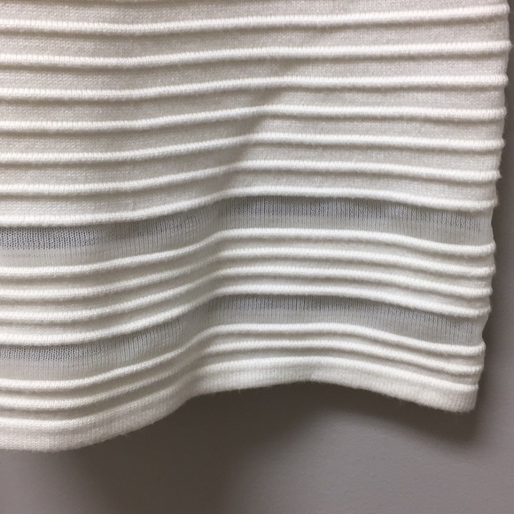 Eliza J Mesh Knit Long Sleeve Dress Petite Large - Picture 4 of 8